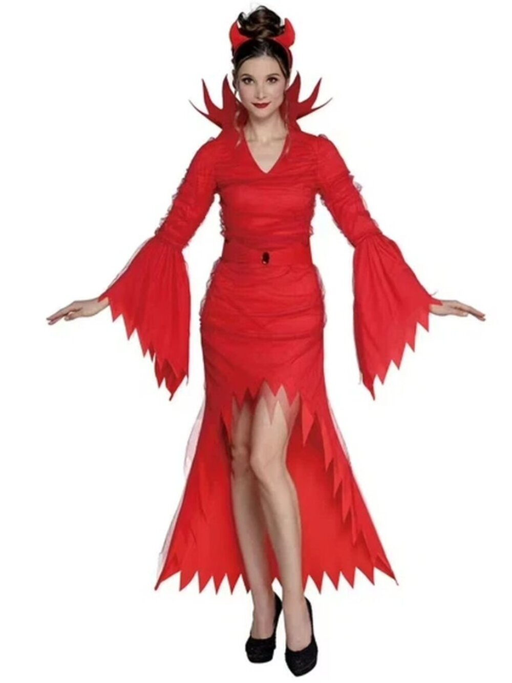 Share Partyholic Woman's Red Hot Devil Costume